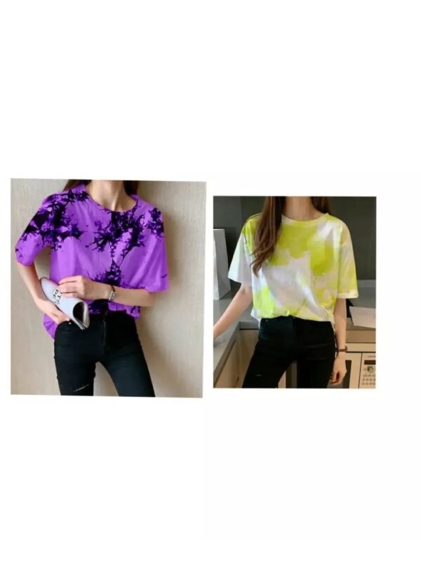 Classic Sensational Women T-shirts Combo - Pack of 2