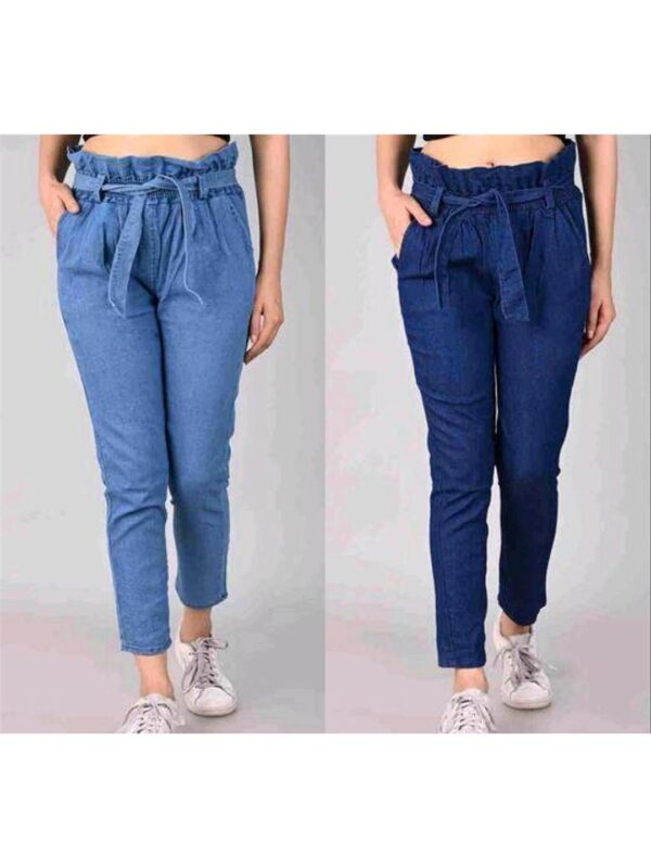 Denim with Belt - Pack of 2