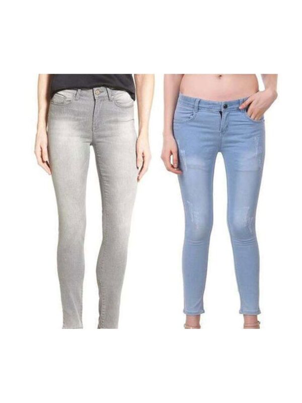 Washed & Distressed Jeans Combo - Pack of 2