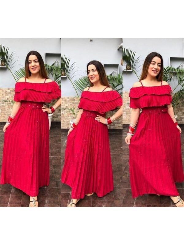 Sensational Off Shoulder Long Dress