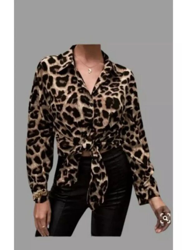 Trendy Animal Print Shirt for Women