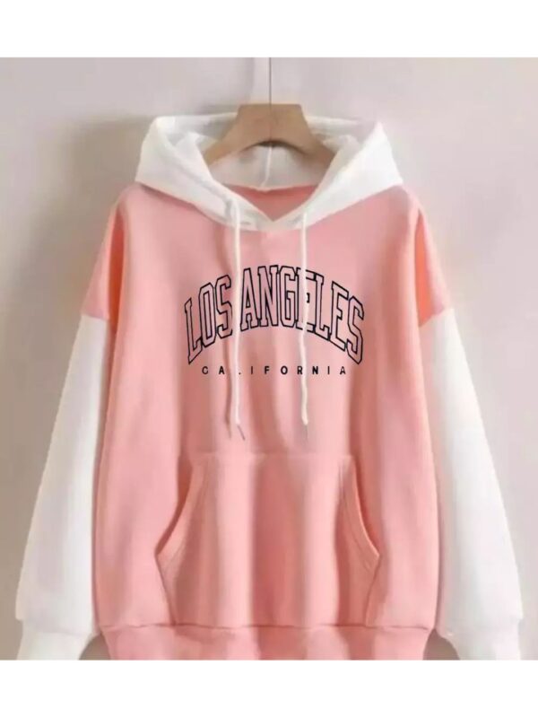 Relaxed Graphics Print Hoodie for Women