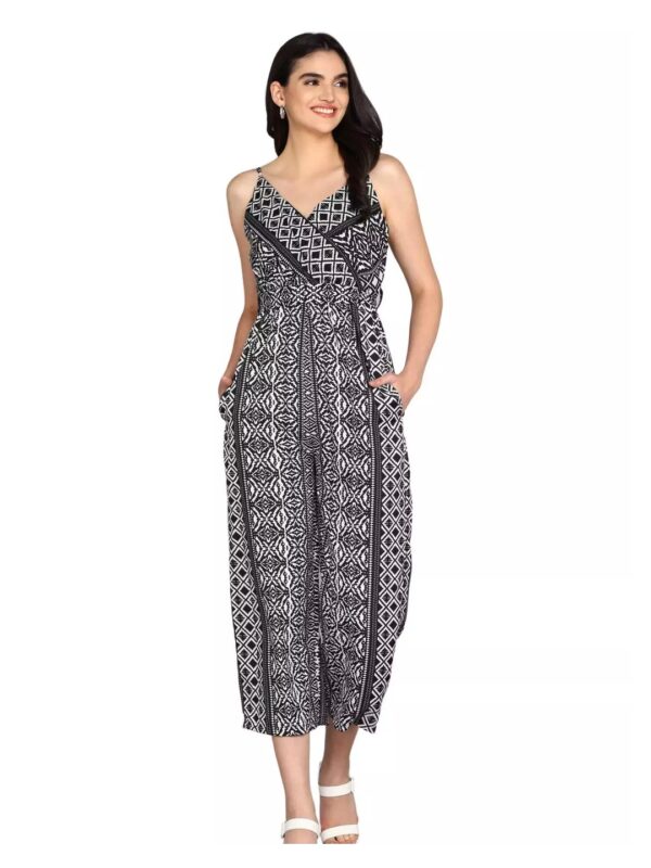 Printed Flare Jumpsuit for Women