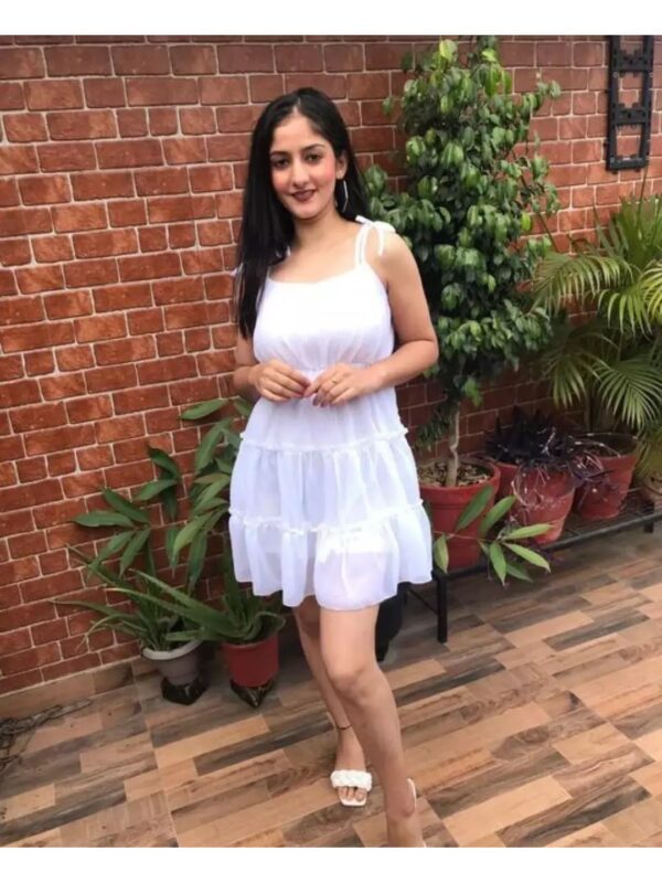 Georgette Mini Tiered Dress for Women