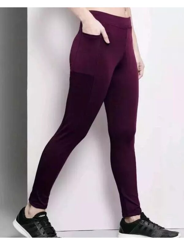 Solid Active Sports Leggings for Women