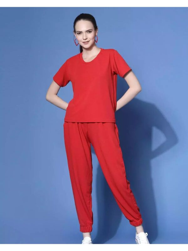 Solid Co-ord Set for Women