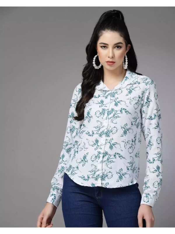 Printed Rayon Regular Shirt for Women