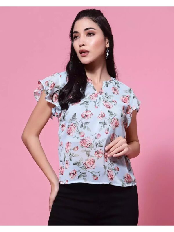 Floral Sheer Top for Women