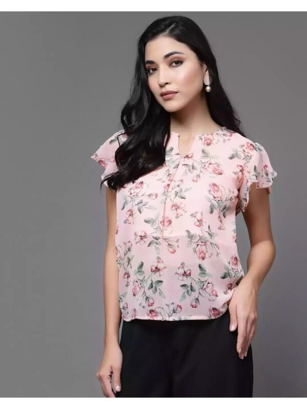 Floral Sheer Top for Women