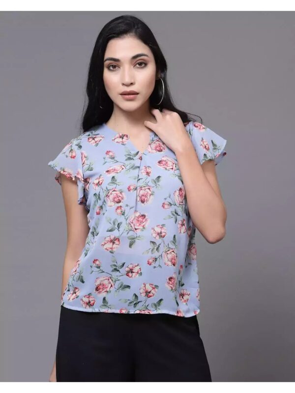 Floral Sheer Top for Women