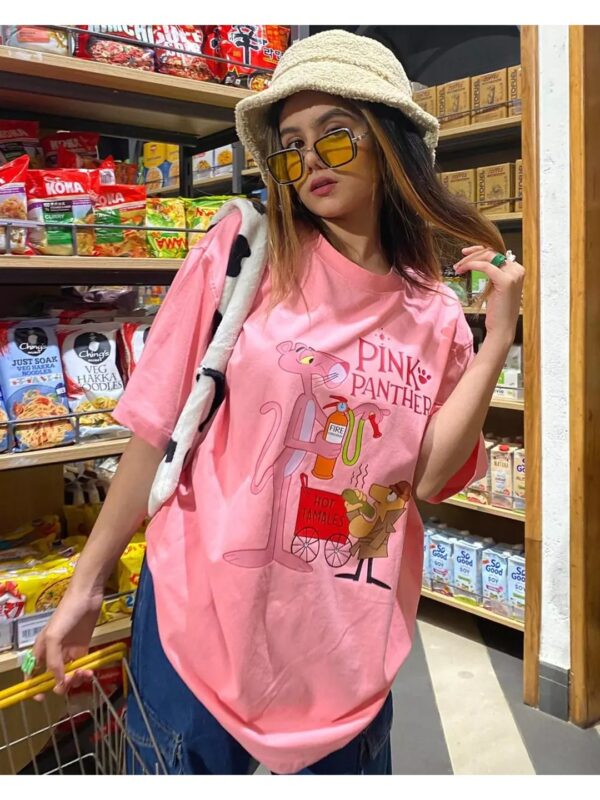 Trendy Graphics Print Oversized T-shirt for Women