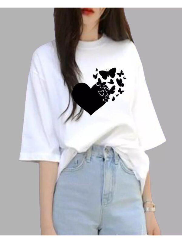 Trendy Graphics Print Oversized T-shirt for Women