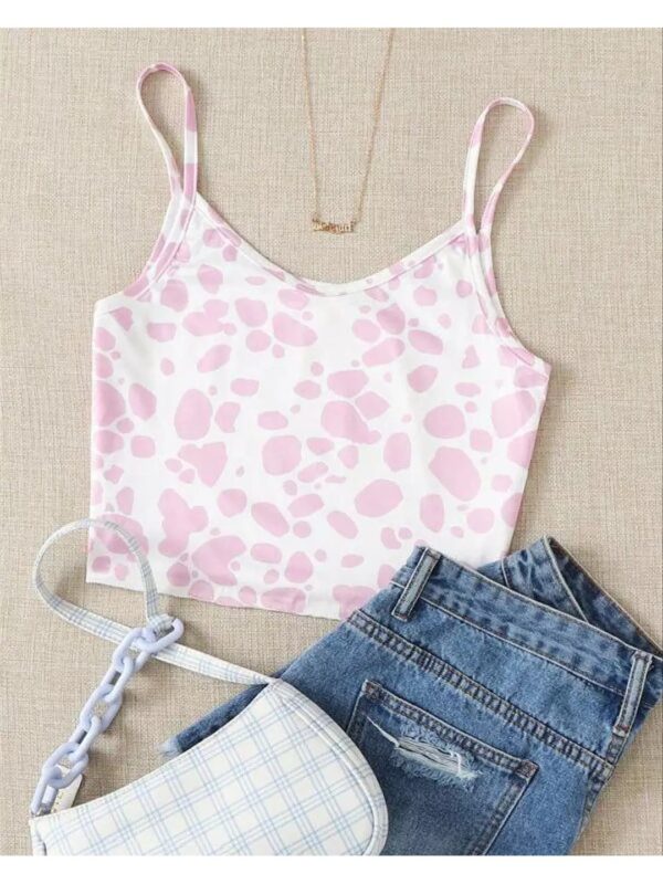 Floral Printed Spaghetti Top for Women