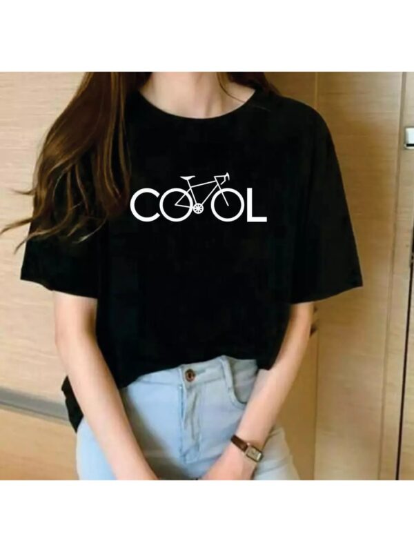 Cool Graphics Print Oversized Top for Women