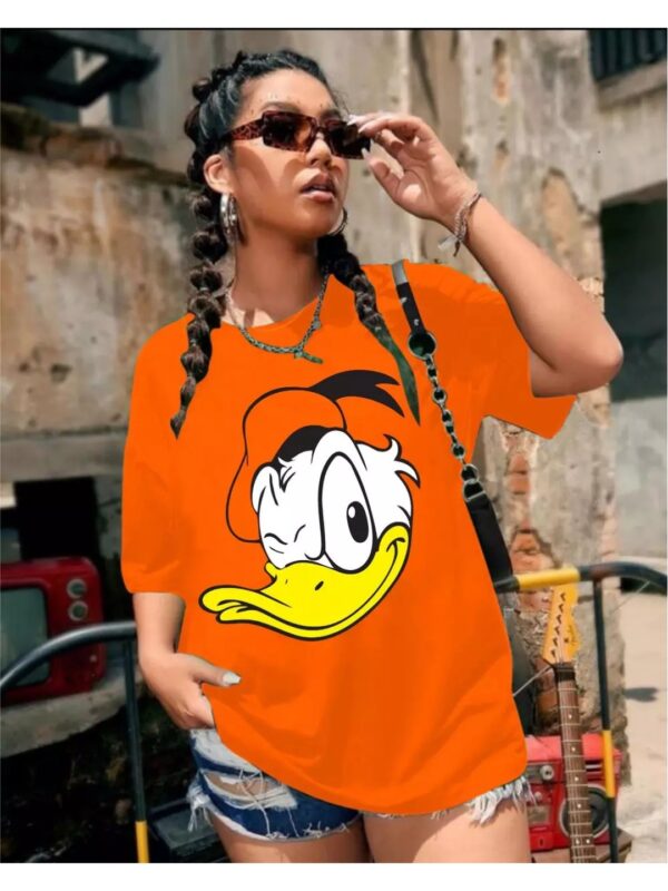 Donald Trump Printed Oversized Top for Women