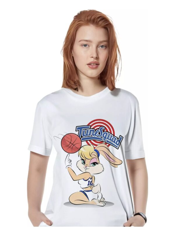 Tune Squad Printed Oversized T-shirt for Women