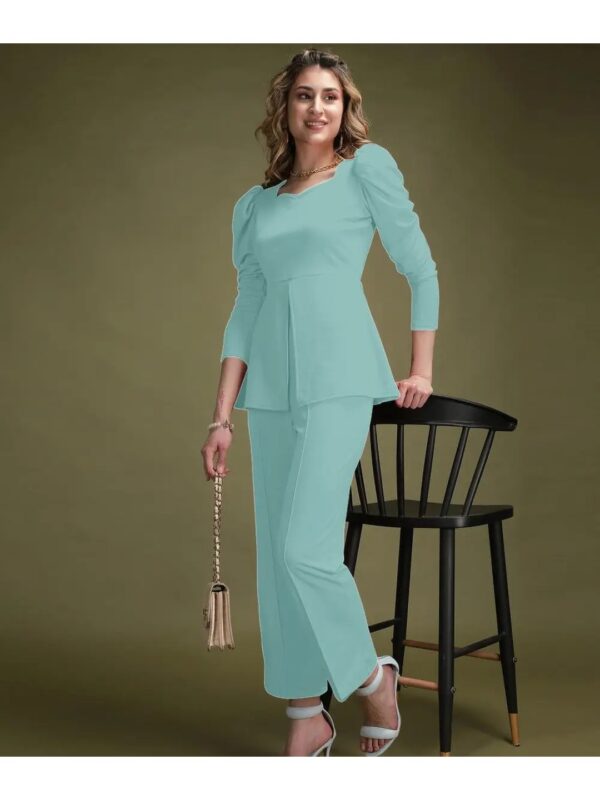 Solid Formal Suit Co-ord Set for Women