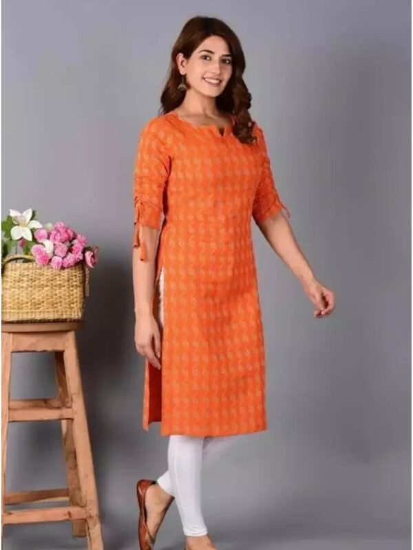 Floral Printed Straight Kurta for Women
