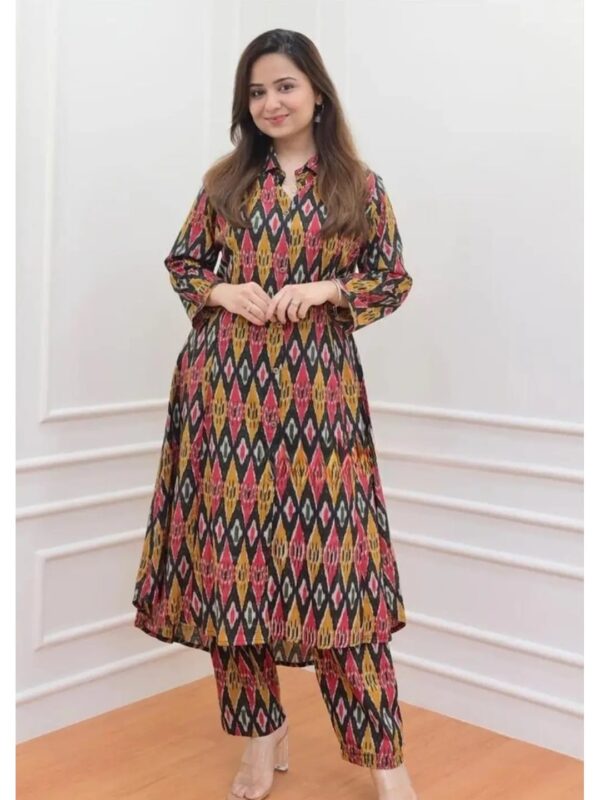 Navy Blue Ethnic Kurta Set for Women