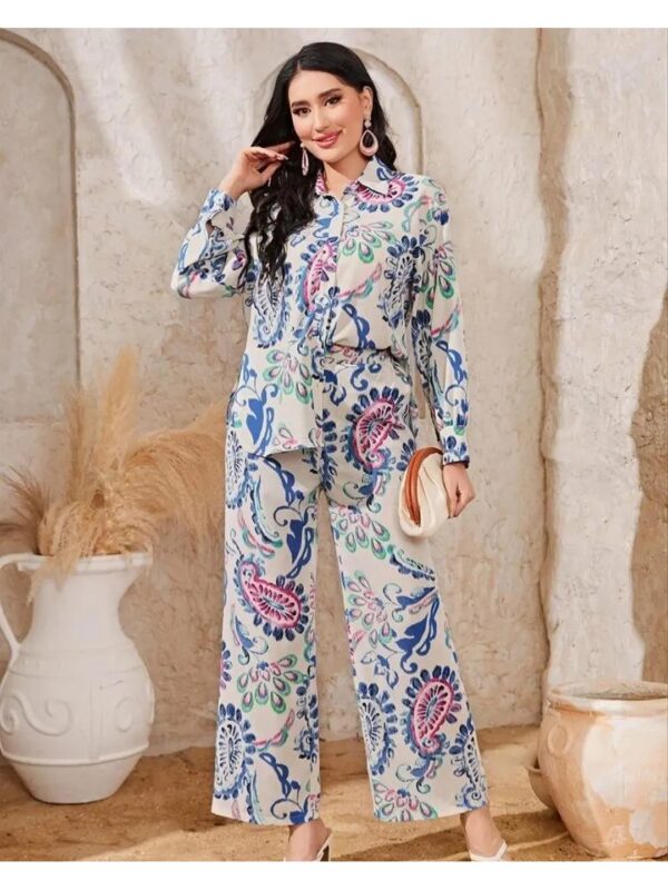 Floral Printed Shirt Co-ord Set for Women