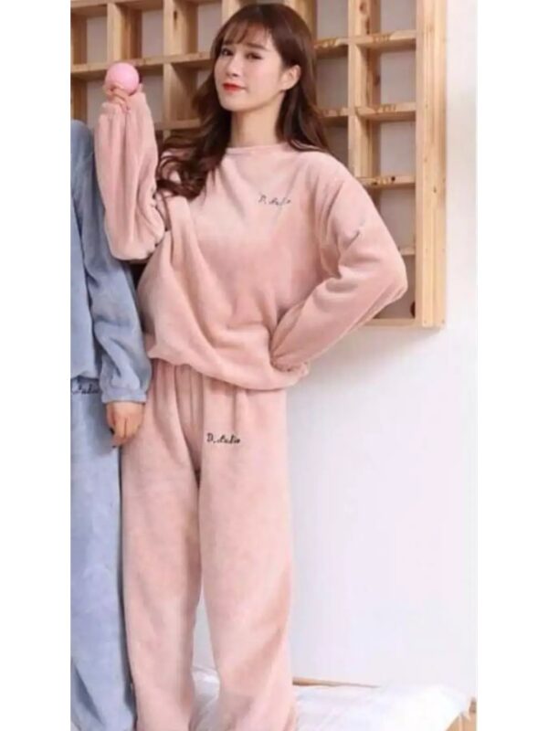 Pink Sweatshirt and Pant Co-ord Set for Women