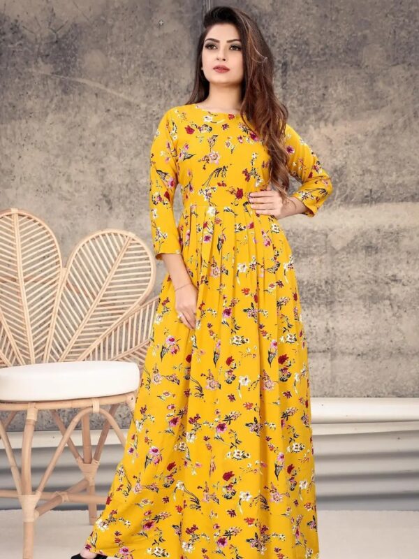 Floral Anarkali Kurta for Women