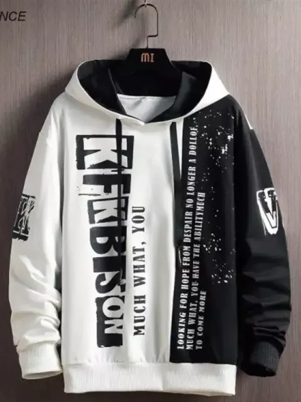 Printed Fleece Oversized Hoodie for Women
